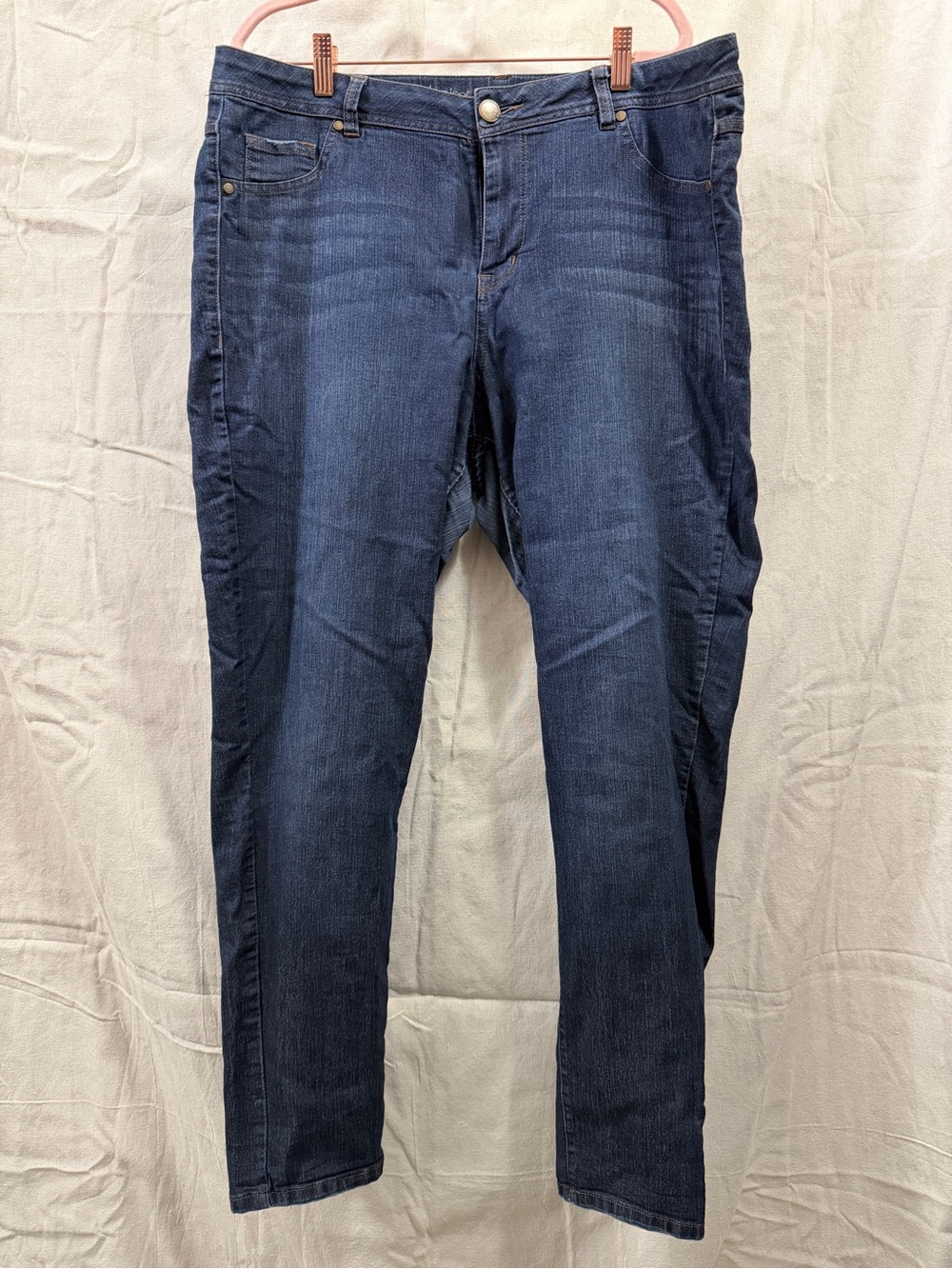 Men's Dark Blue Stretch Denim Jeans